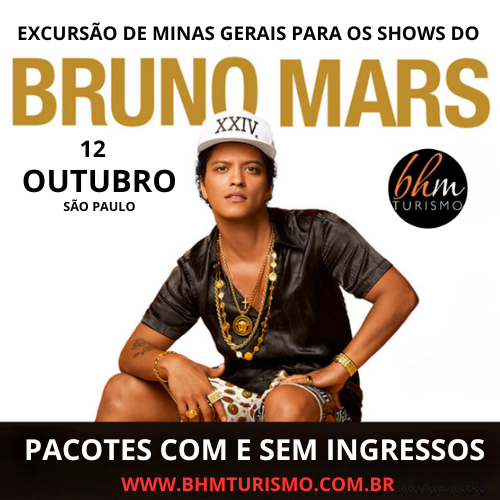 Bruno Mars – São Paulo – 12/10